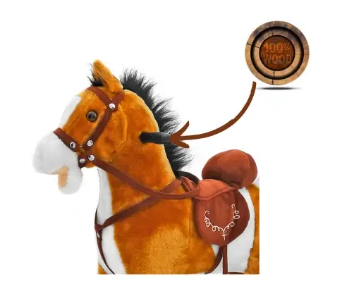 Milly Mally Rocking Horse Mustang Light Brown