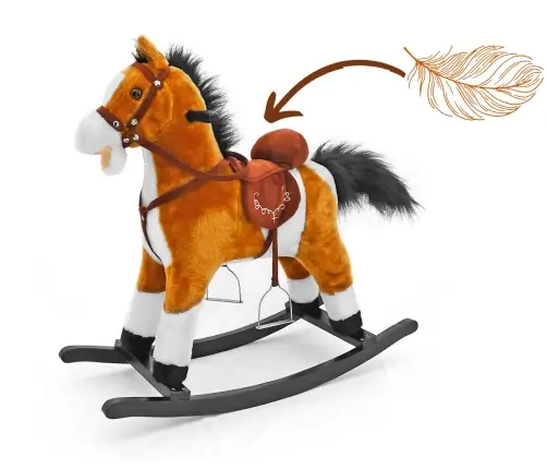 Milly Mally Rocking Horse Mustang Light Brown