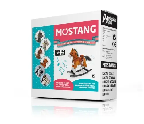 Milly Mally Rocking Horse Mustang Light Brown