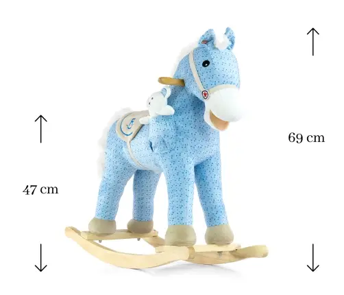 Milly Mally Rocking Horse Pony Blue