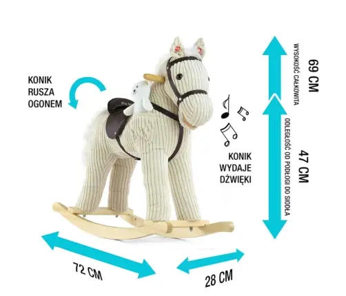 Milly Mally Rocking Horse Pony Luna