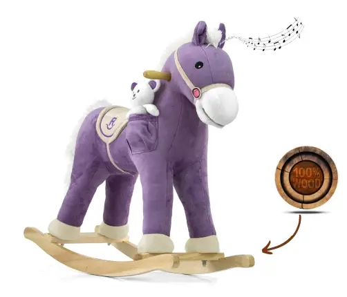 Milly Mally Rocking Horse Pony Purple