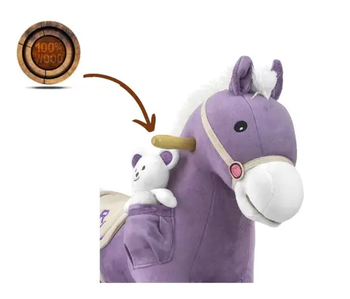 Milly Mally Rocking Horse Pony Purple