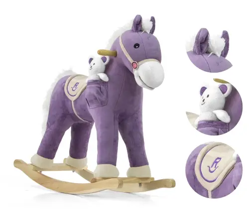 Milly Mally Rocking Horse Pony Purple