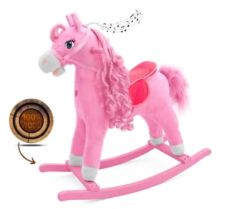 Milly Mally Rocking Horse Princess Pink