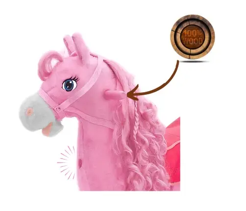 Milly Mally Rocking Horse Princess Pink