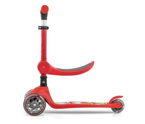Skrejritenis Milly Mally Fuzzy Red