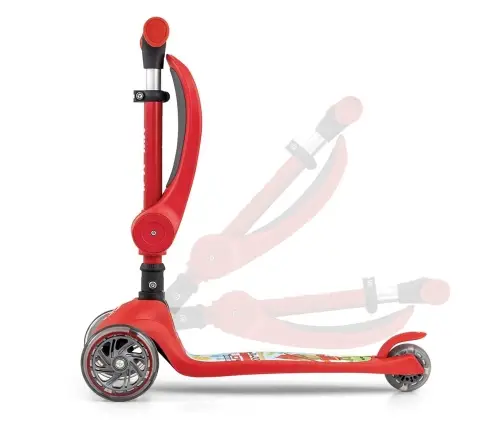 Skrejritenis Milly Mally Fuzzy Red