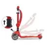 Skrejritenis Milly Mally Fuzzy Red