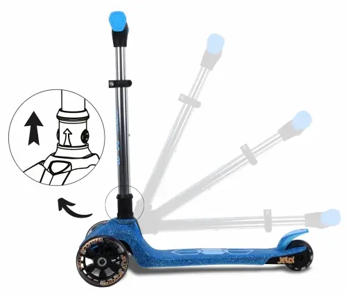 Skrejritenis Milly Mally Jelly Blue