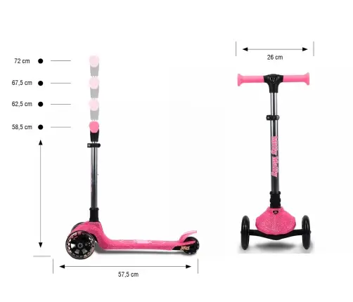 Самокат Milly Mally Jelly Pink