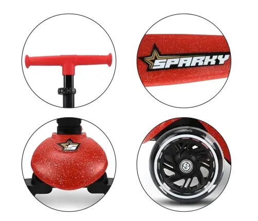 Skrejritenis Milly Mally Sparky Red
