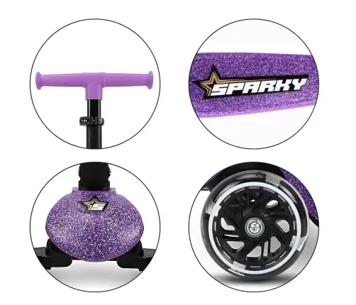 Skrejritenis Milly Mally Sparky Violet