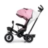 Bērnu trīsritenis Milly Mally Movi Black-Pink
