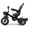 Bērnu trīsritenis Milly Mally Movi Black-Pink