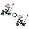 Bērnu trīsritenis Milly Mally Movi Black-Pink