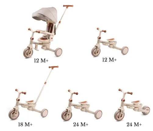 Rowerek Trójkołowy Zippy Beige