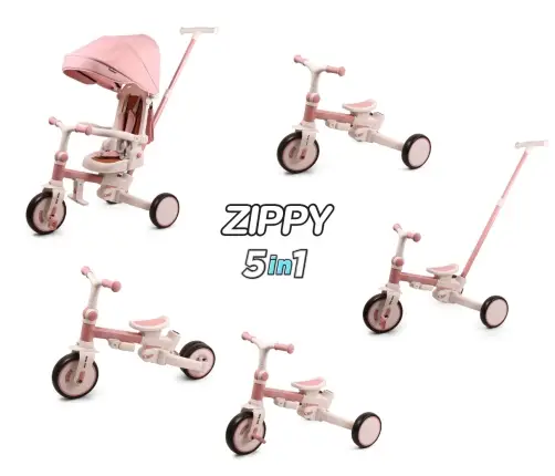 Rowerek Trójkołowy Zippy Pink