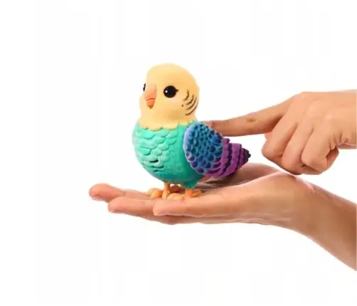 Moose Little Live Pets 26691 Mówiący Ptaszek z Klatką