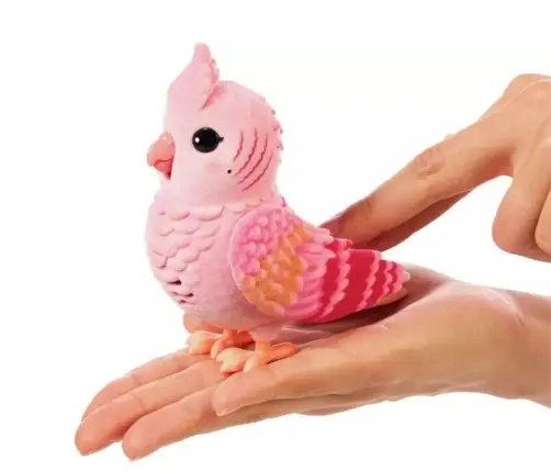 Moose Little Live Pets 26692 Mówiący Ptaszek z Klatką