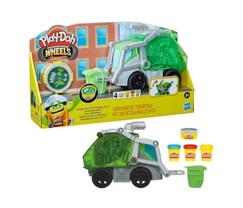 Playdoh F5173 Ciastolina Zestaw 2W1 Śmieciarka