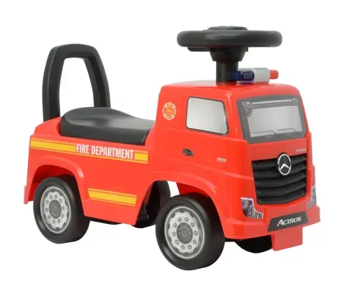 Stumjama mašīna Milly Mally Mercedes-Benz Actros Fire Truck Red