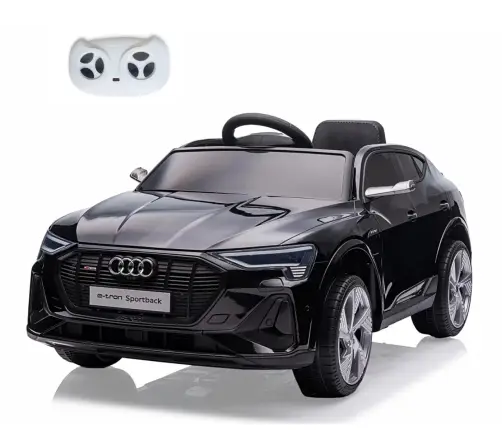 Bērnu elektroauto Audi E-Tron Sportback 4x4 Black
