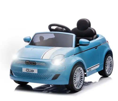 Bērnu elektroauto Fiat 500e Blue