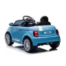 Bērnu elektroauto Fiat 500e Blue
