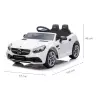 Bērnu elektroauto Mercedes-Benz SLC White