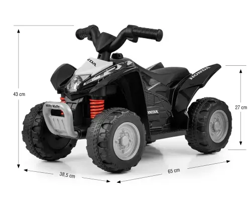Elektriskais kvadracikls bērniem HONDA ATV Black Elektriskais kvadracikls bērniem HONDA ATV Black