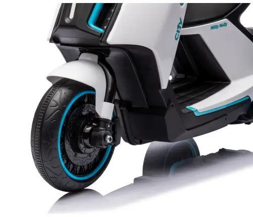 Bērnu tricikls ar akumulatoru City White