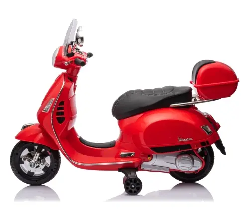 Bērnu elektriskais motocikls Vespa GTS Super Red