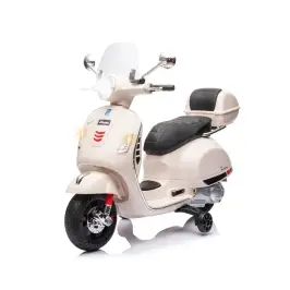 Bērnu elektriskais motocikls Vespa GTS Super White