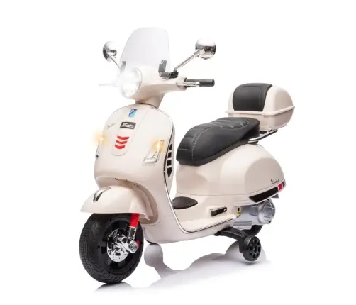 Bērnu elektriskais motocikls Vespa GTS Super White