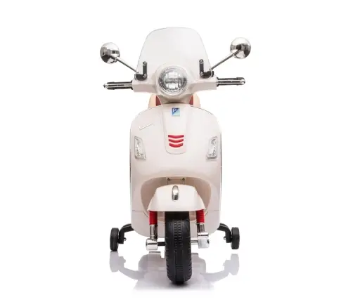 Bērnu elektriskais motocikls Vespa GTS Super White