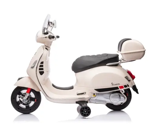 Bērnu elektriskais motocikls Vespa GTS Super White