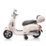 Bērnu elektriskais motocikls Vespa GTS Super White