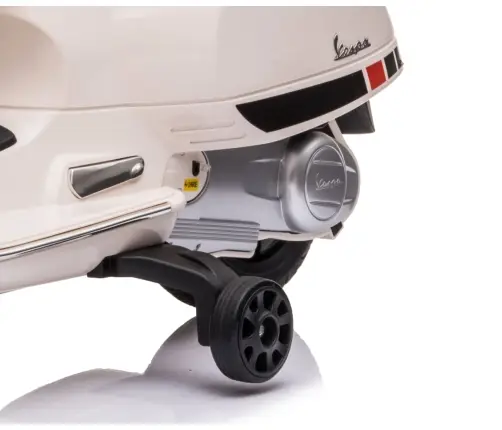 Bērnu elektriskais motocikls Vespa GTS Super White