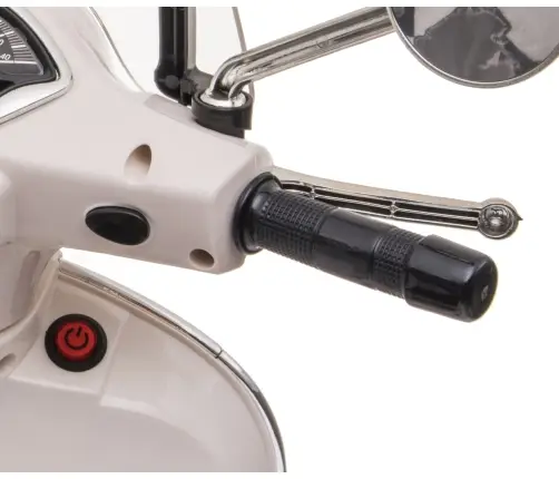 Bērnu elektriskais motocikls Vespa GTS Super White