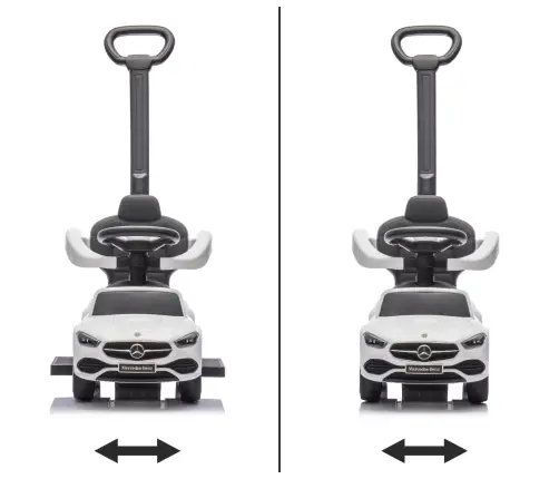 Детская машинка-каталка Milly Mally MERCEDES C-Class White