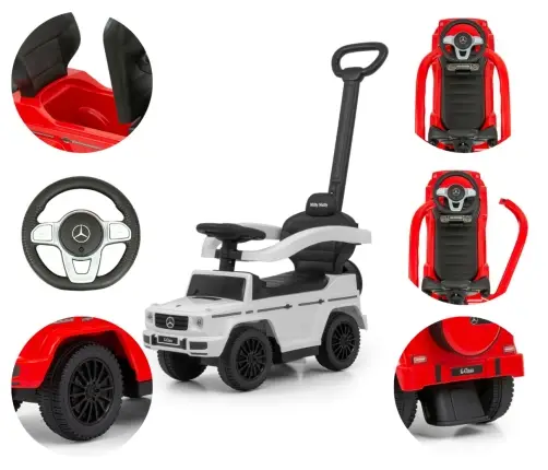 Skrejmašīna - staigulis Milly Mally MERCEDES G350d White