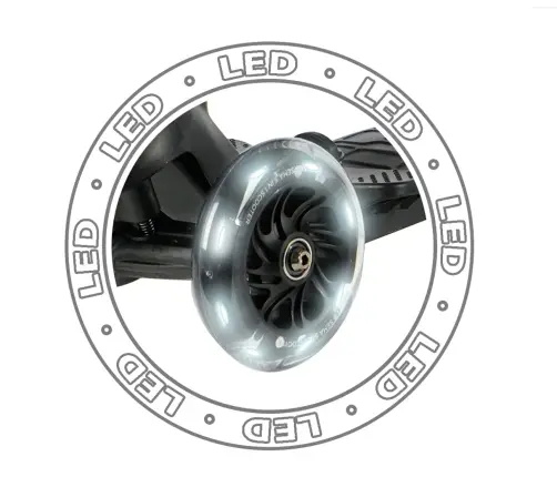 Skrejritenis Qplay Hulajnoga Sema Pro 3in1 Black