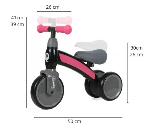 Беговел Qplay Sweetie Pink