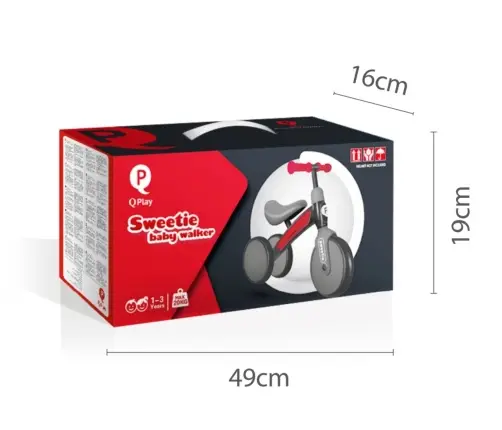 Беговел Qplay Sweetie Red