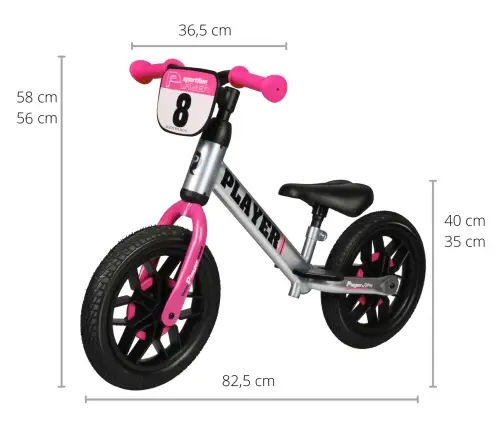 Balansa ritenis Qplay Player Pink