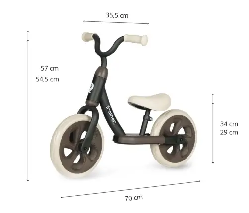 Balansa ritenis Qplay Trainer Black