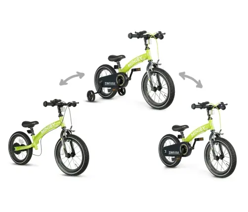 Balansa ritenis Qplay Miniby 14 collas Green