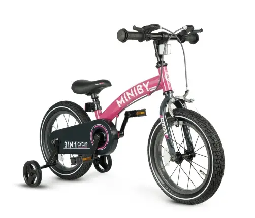 Balansa ritenis Qplay Miniby 14 collas Rosa