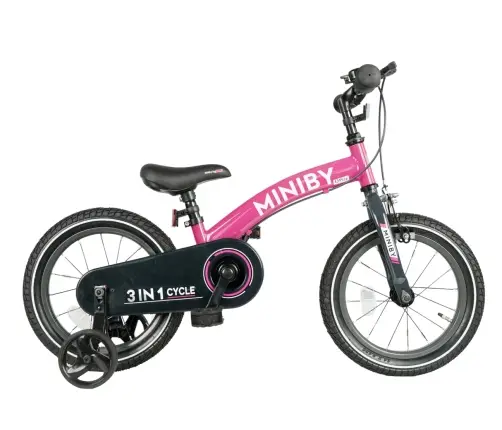Balansa ritenis Qplay Miniby 14 collas Rosa